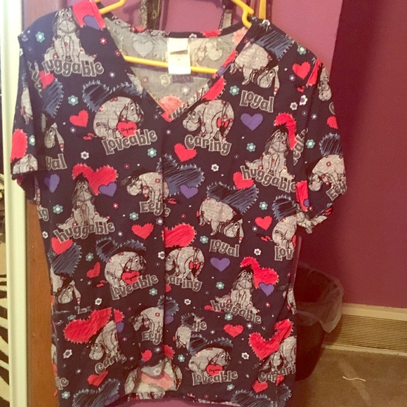 Huggable Eore scrub top