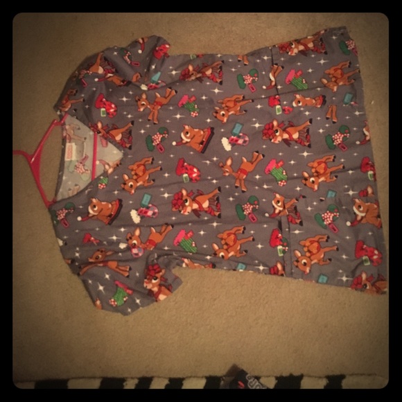 Rudolph scrub top