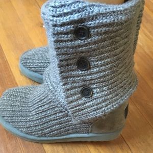 UGG gray wool blend boots size 7