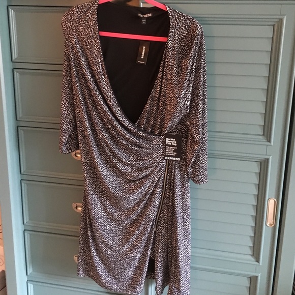 Surplice dress