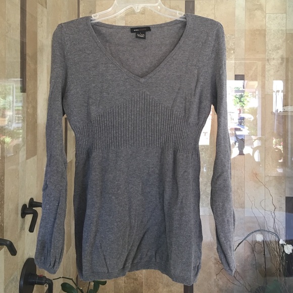 Grey BCBG Long Sleeve Sweater