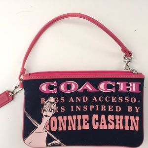 Coach graphic Wristlet