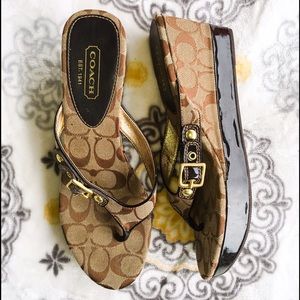 Fabulous COACH Wedge Sandals!