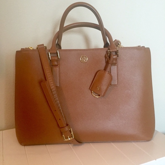 Tory Burch Tote, Double Zip Robinson, Large