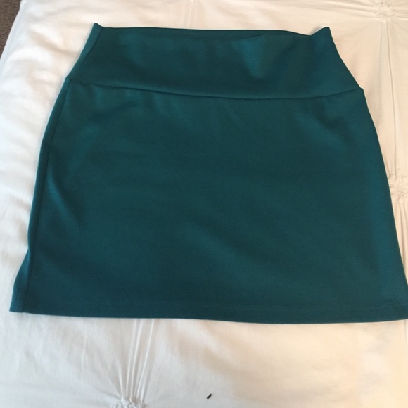 Teal Nordstrom mini skirt