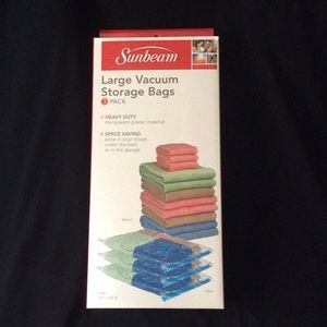 Large vacuum storage bags