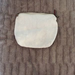 Canvas travel and cosmetic bag