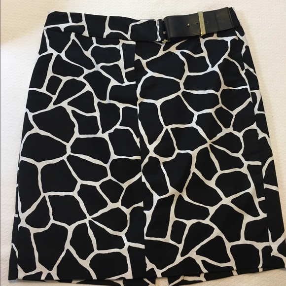 MICHAEL Michael Kors Pencil Skirt in Black & White