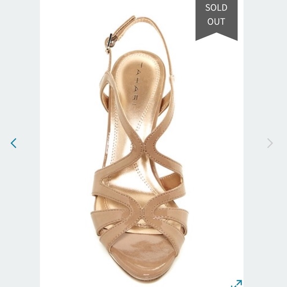 LAST CHANCE ❤️Tahari beige stone gray strappy heel - Picture 4 of 4