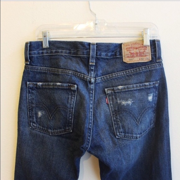 Mens Levi Darkwash Jeans