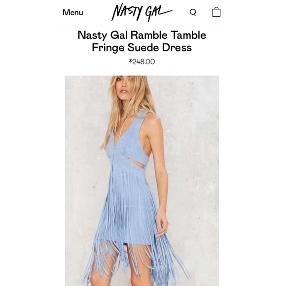 Nasty gal fringe dress
