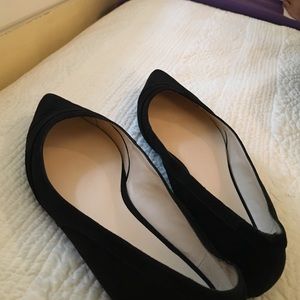 Black Nine West Flats