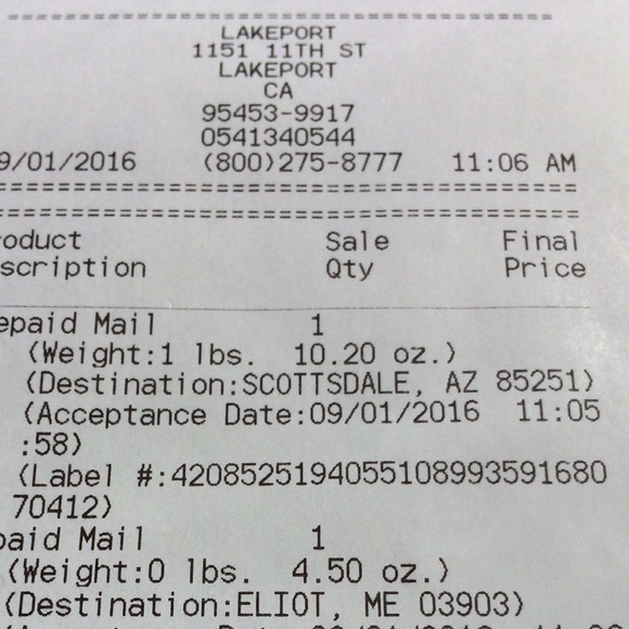 Shipping Label - Picture 2 of 2