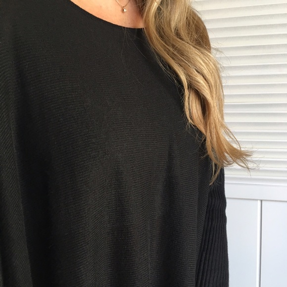 Sold• Gorgeous Pitch Black Dolman - Picture 2 of 4