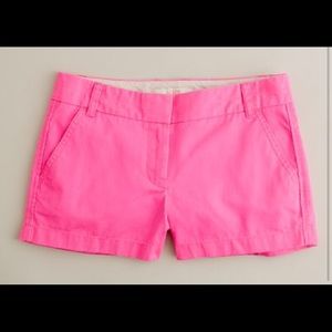 J. Crew Pink Shorts, City Fit, Size 8