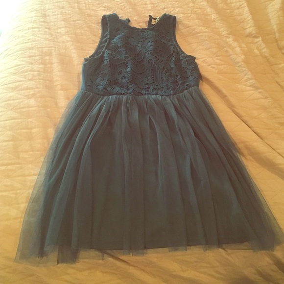 Teal boutique dress