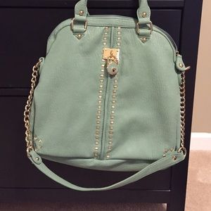 Like new! Gold and turquoise bag!