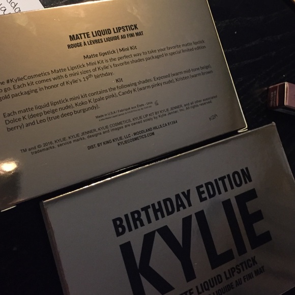 New Kylie birthday edition matte liquid lipstick - Picture 3 of 3