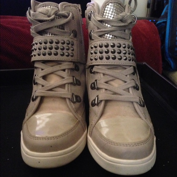 Glamour concealed heel wedge sneaker from Aldo