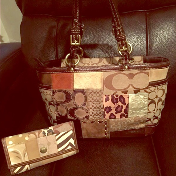 Coach Handbags - Authentic Coach Purse with matching Wallet!