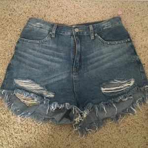 ‼️SALE‼️Super Comfortable High Waisted Jean Shorts