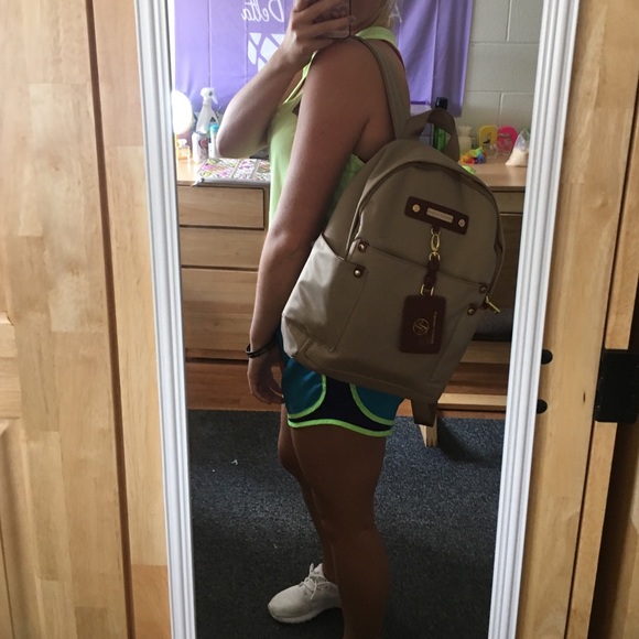 tan/nylon backpack!
