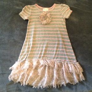 Girls 4T hi-low Swing Dress