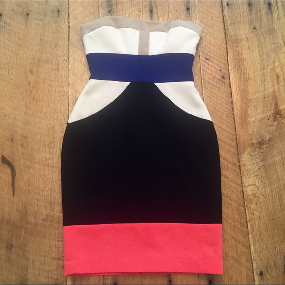 BCBGMAXAZRIA Strapless Reese Dress - Picture 2 of 4