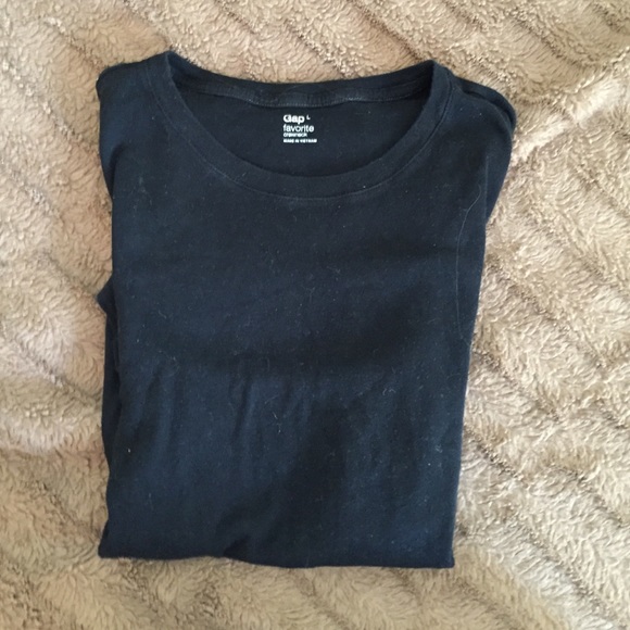 GAP "Favorite " Black Crewneck | L
