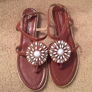 Brown sandals