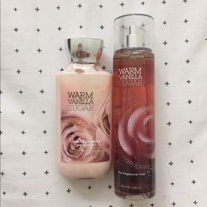 NWT Bath and Body Works Warm Vanilla Sugar Set