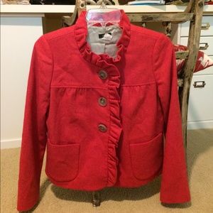 J.Crew Wool Button Up Coat