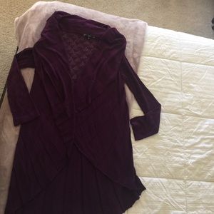 Swing shawl Collar Sweater