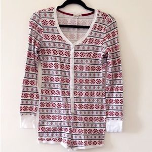 Juniors Thermal Onesie Pajamas