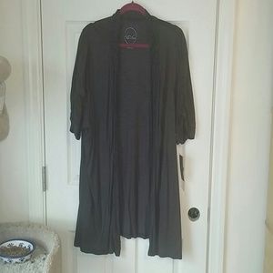 INC International Concepts Dark Brown Cardigan 3x