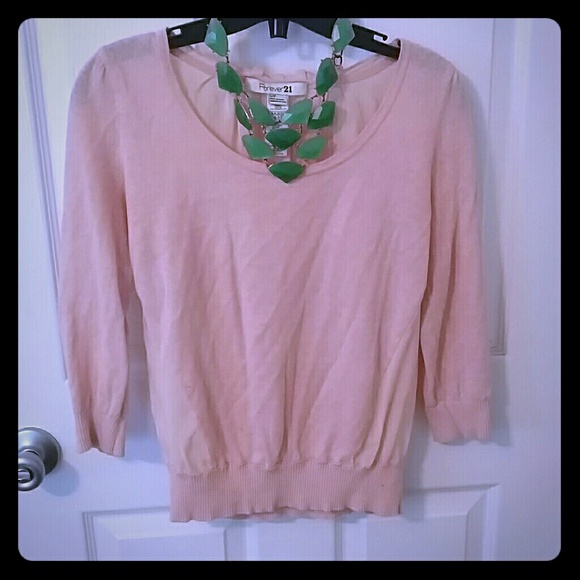 Blush pink sweater