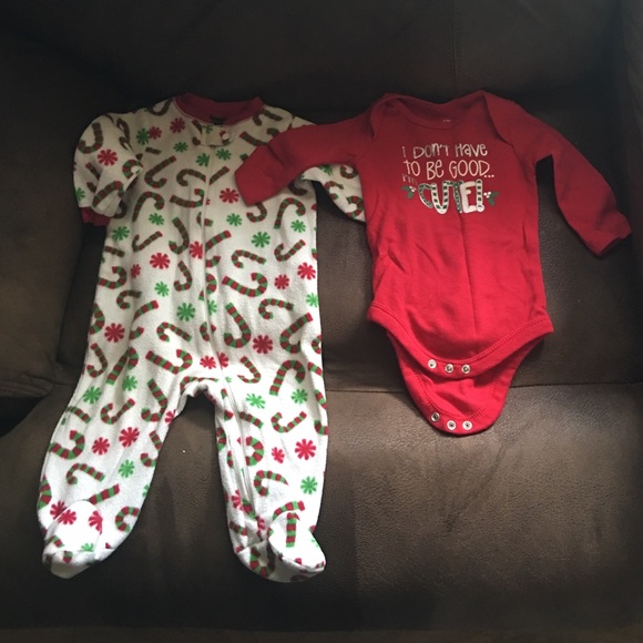 Baby sleeper and onesie