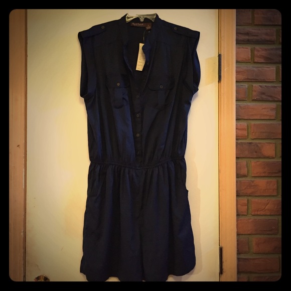 Navy Romper