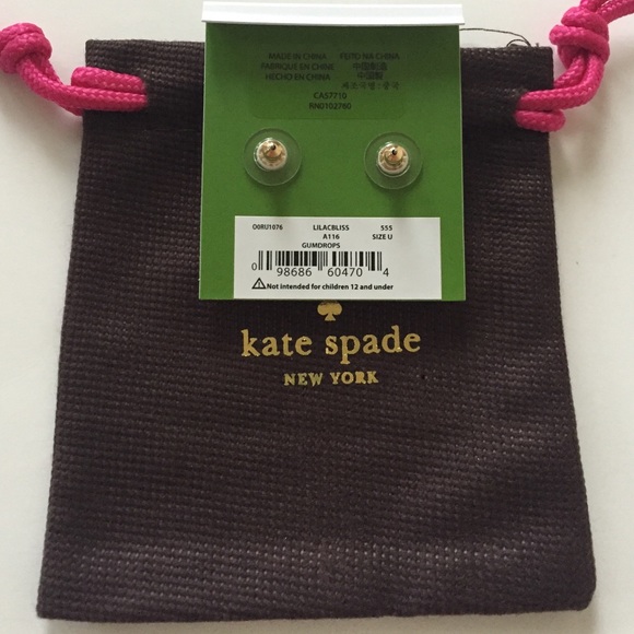 🎉💜HOST PICK💜🎉Kate Spade Gumdrop Studs - Picture 3 of 3