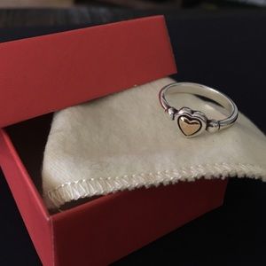 James Avery 2-Tone Heart Ring