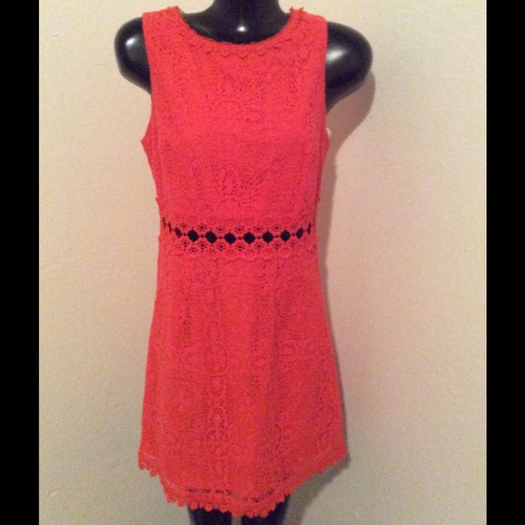 TOPSHOP dress strapless w/ see through waistline