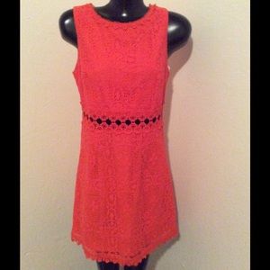 TOPSHOP dress strapless w/ see through waistline