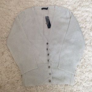 The Limited silver cardigan