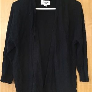 American Eagle open black sweater