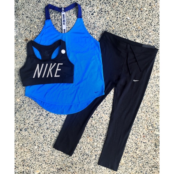 Nike Other - Nike Bundle -1 Bra, 1 Elastika Tank, 1 Crop Pants