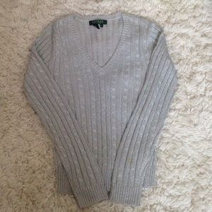 Ralph Lauren silver sweater