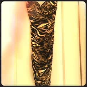 Animal print club dress