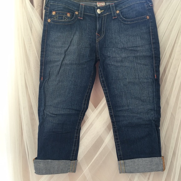 True Religion "Lizzy" cropped/cuffed capris Sz: 32