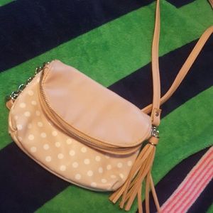 Small beige purse