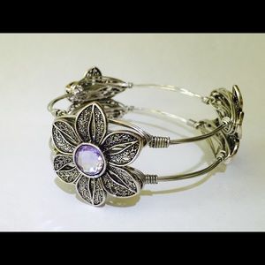 Double Stacked Wired Bangle